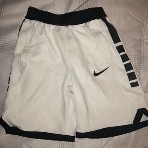White Basketball Shorts (Boys and Girls) BRAND NEW